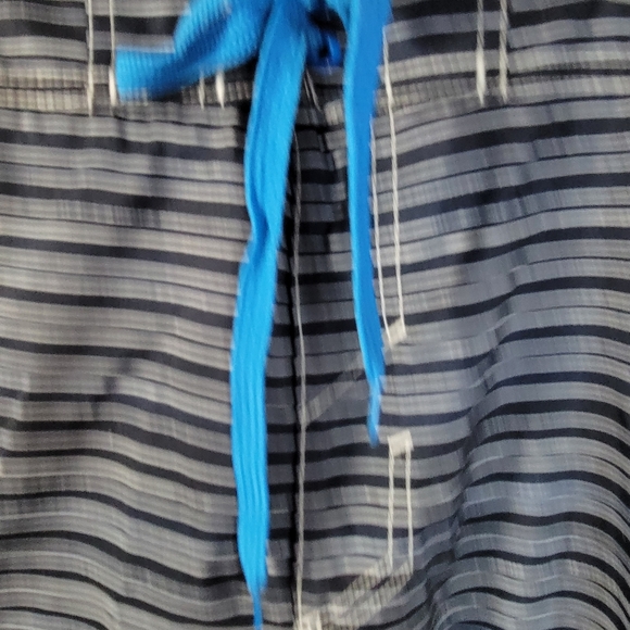 Mens Hang Ten Swim Trunks/Board Shorts Blue Ombre Tie Waist Size XL - Picture 3 of 9